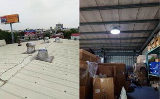 鐵皮屋頂最佳採光解方——光導照明球導入實例，節能又舒適