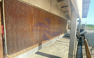 牧場運用水濂牆降溫