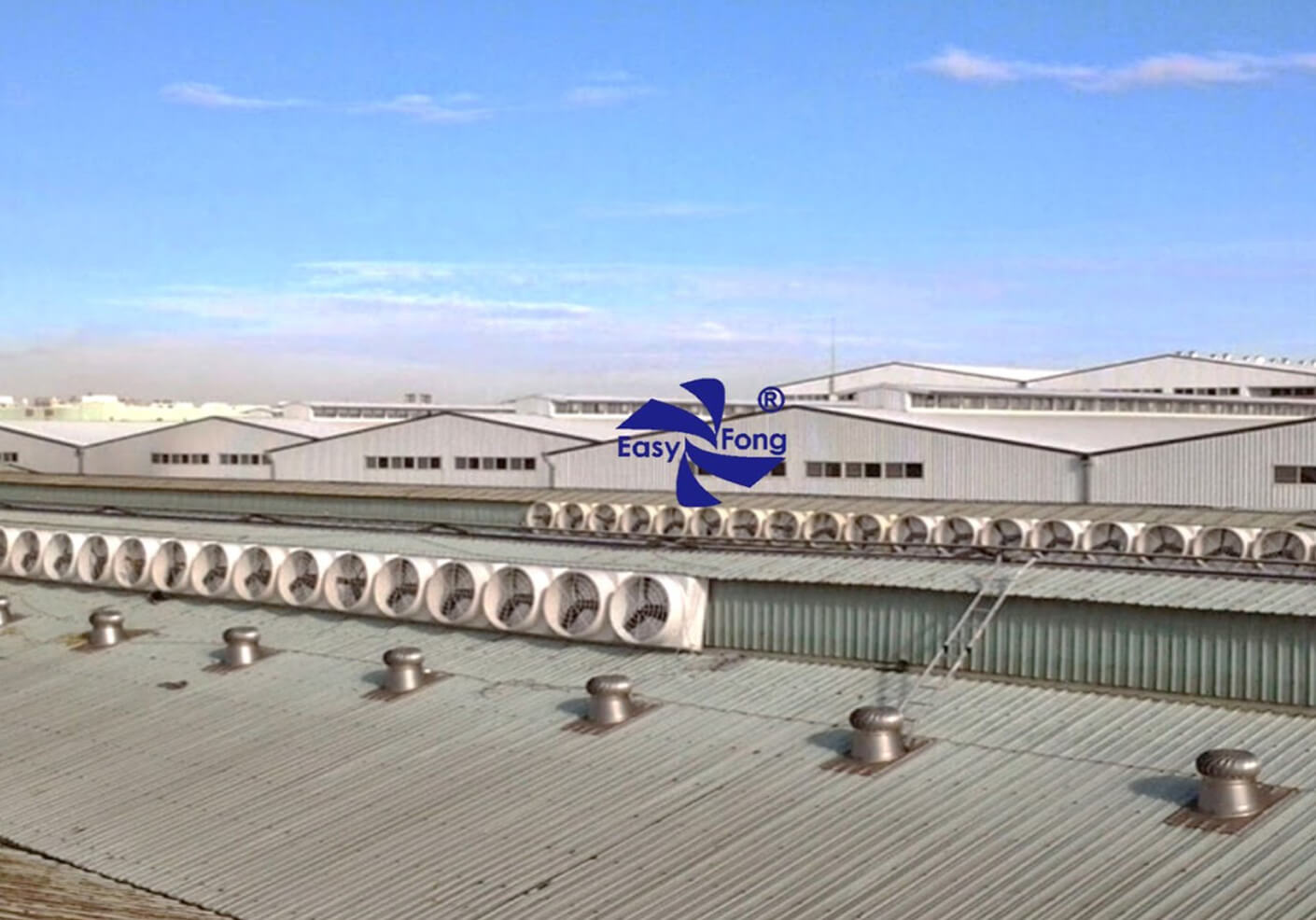 一次性的解決廠內悶熱