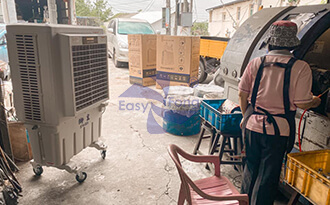 工廠位置會有太陽西曬的問題